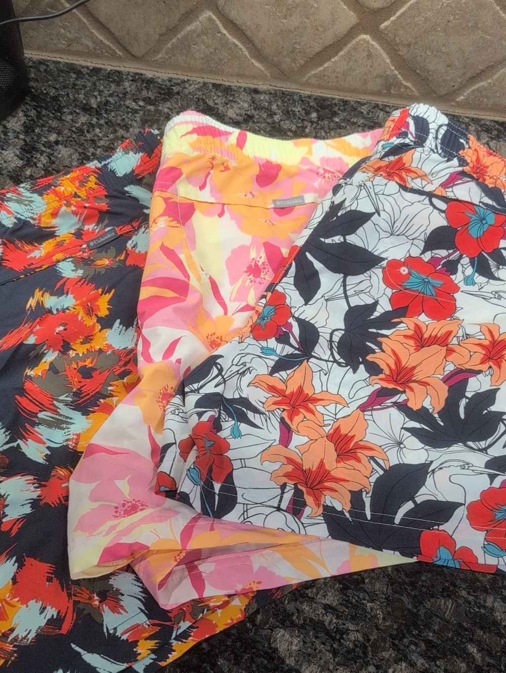 Columbia Women's Floral Shorts - Lot of 3  pairs of shorts.